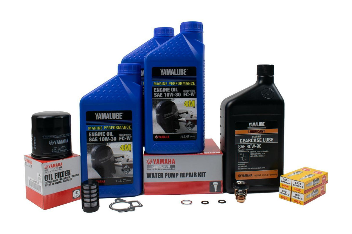 Yamaha 300 Hour Service Maintenance Kit- Yamalube 10W30- F50 - 2000 - 2004