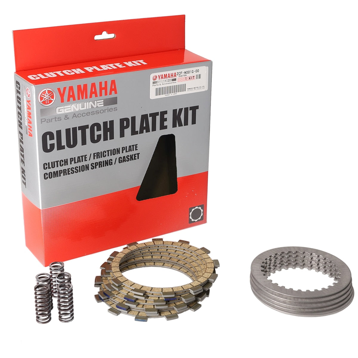Yamaha 2CF-W001G-00-00 - WR250R/WR250X Clutch Plate Kit