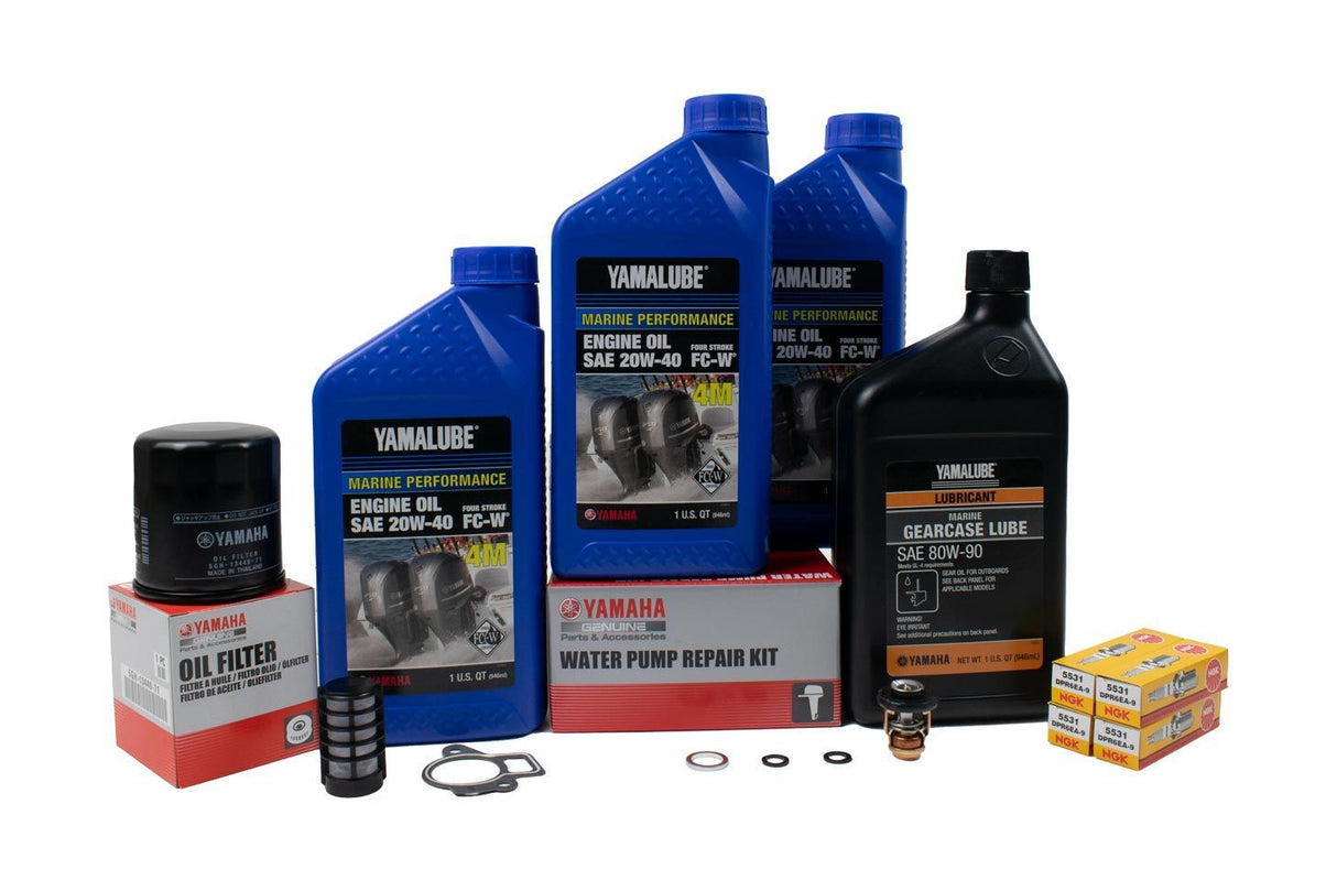 Yamaha 300 Hour Service Maintenance Kit - Yamalube 20W-40 - F50 - 2000-2004