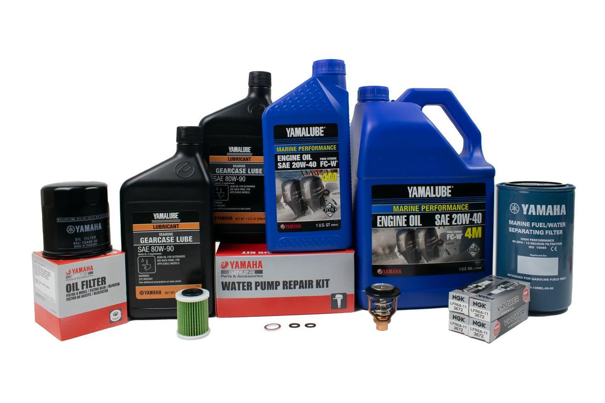 Yamaha 300 Hour Service Maintenance Kit - Yamalube 20W-40 - F150C - 2017-Current