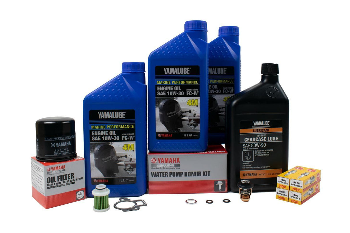 Yamaha 300 Hour Service Maintenance Kit - Yamalube 10W-30 - F50 - 2021-Current