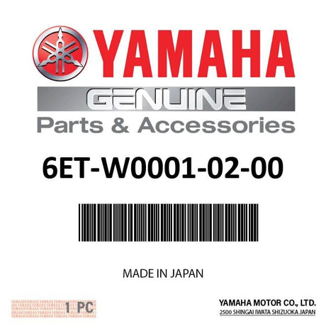 Yamaha 6ET-W0001-02-00 - Gasket Kit for Engineine Unit