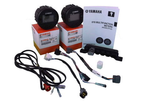 Yamaha 6X6-0E83R-21-00 - DEC Single Engine Main Station Command Link Guage Kit - Round Two Gauge
