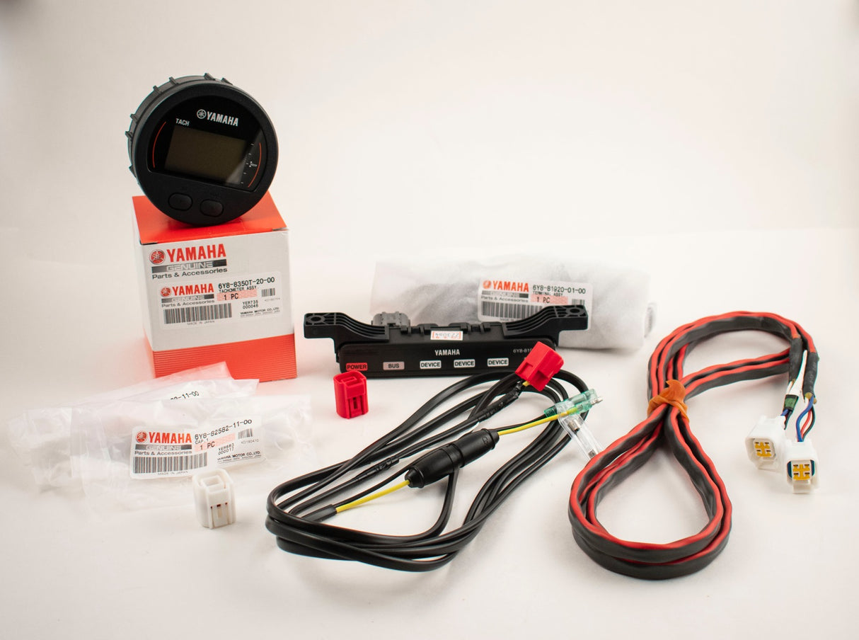 Yamaha 6Y8-0E83R-61-00 - Command Link Single Engine Gauge Kit - Round One Gauge Kit