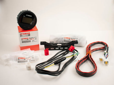 Yamaha 6Y8-0E83R-61-00 - Command Link Single Engine Gauge Kit - Round One Gauge Kit