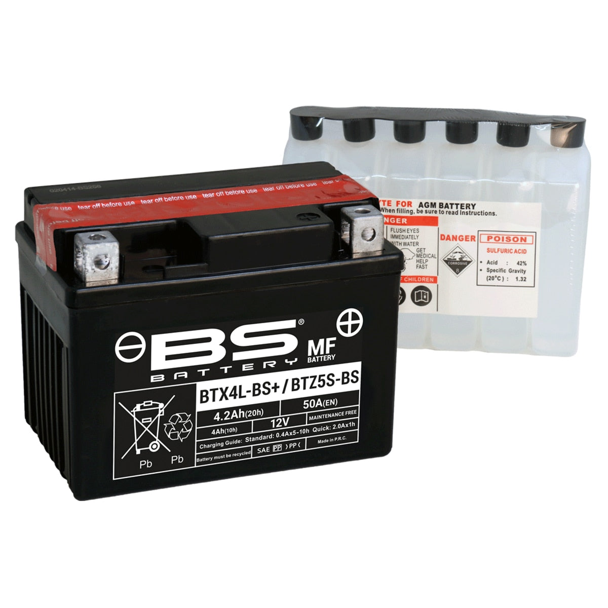 Yamaha BTX-4LBS0-00-00 - BTX4L-BS+ / BTZ5S-BS Battery