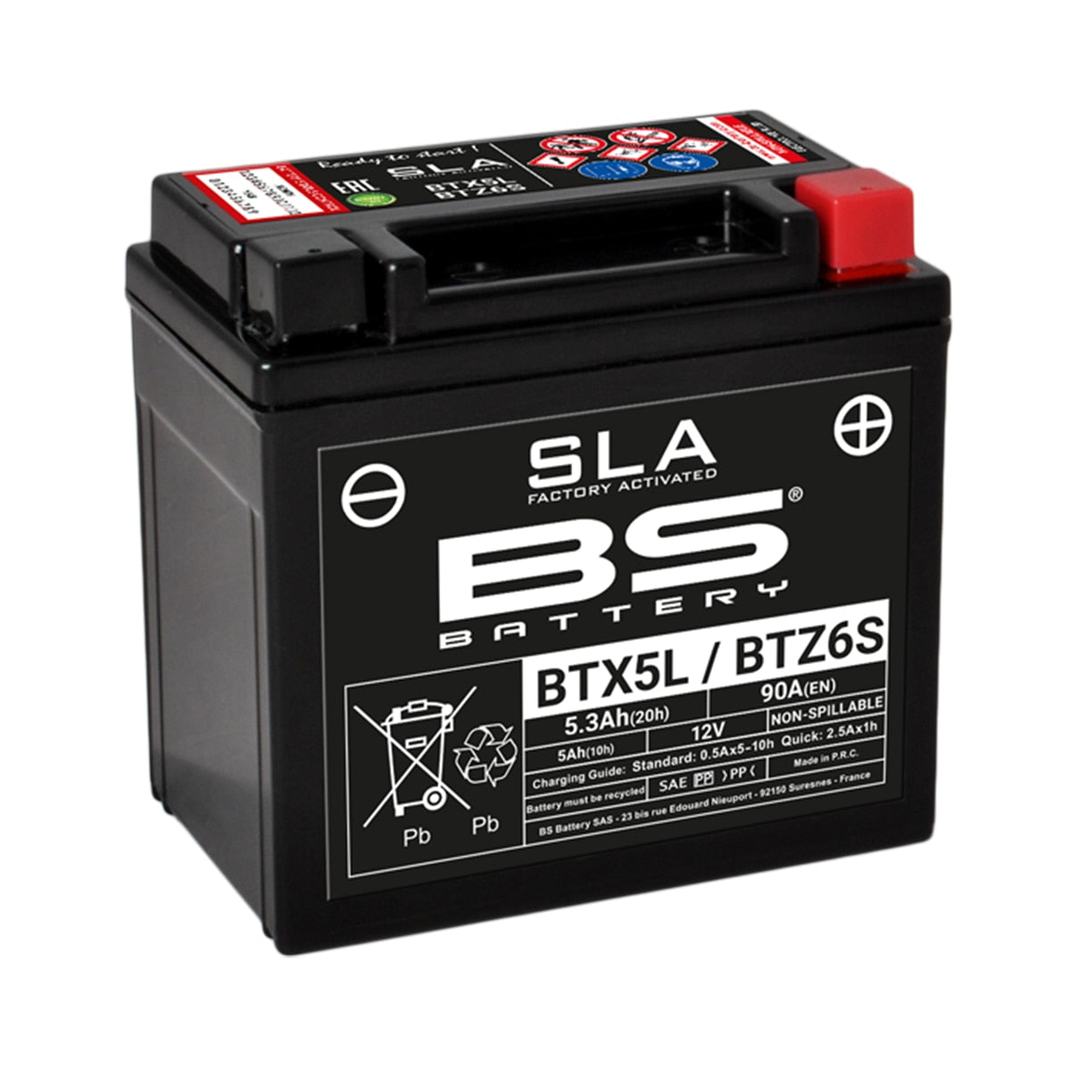 Yamaha BTX-5L000-00-00 - BTX5L / BTZ6S Battery