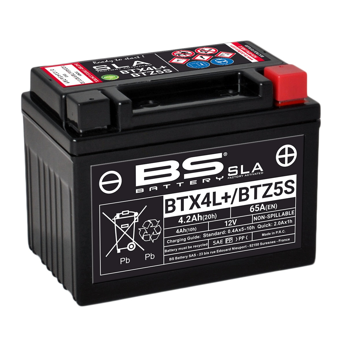 Yamaha BTZ-5S000-00-00 - BTX4L+ / BTZ5S Battery