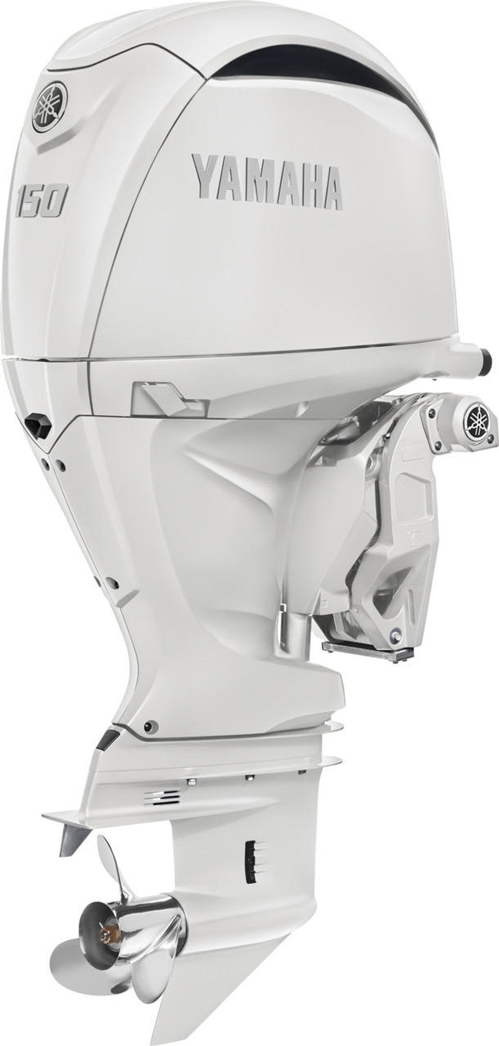 Yamaha LF150XSA4 Oubtoard - 25-Inch Shaft | Digital Electronic Control (DEC) | Electric Start | Power Trim & Tilt | Counter-Rotation | Classic White