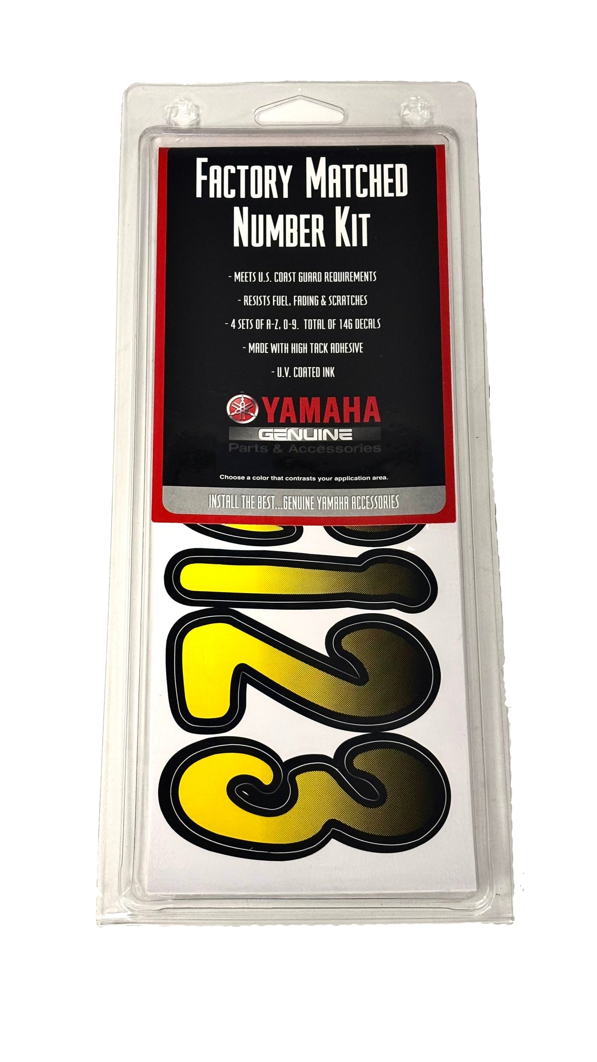 Yamaha MAR-YEBKG-20-13 - Dlx registration kit, yel/blk