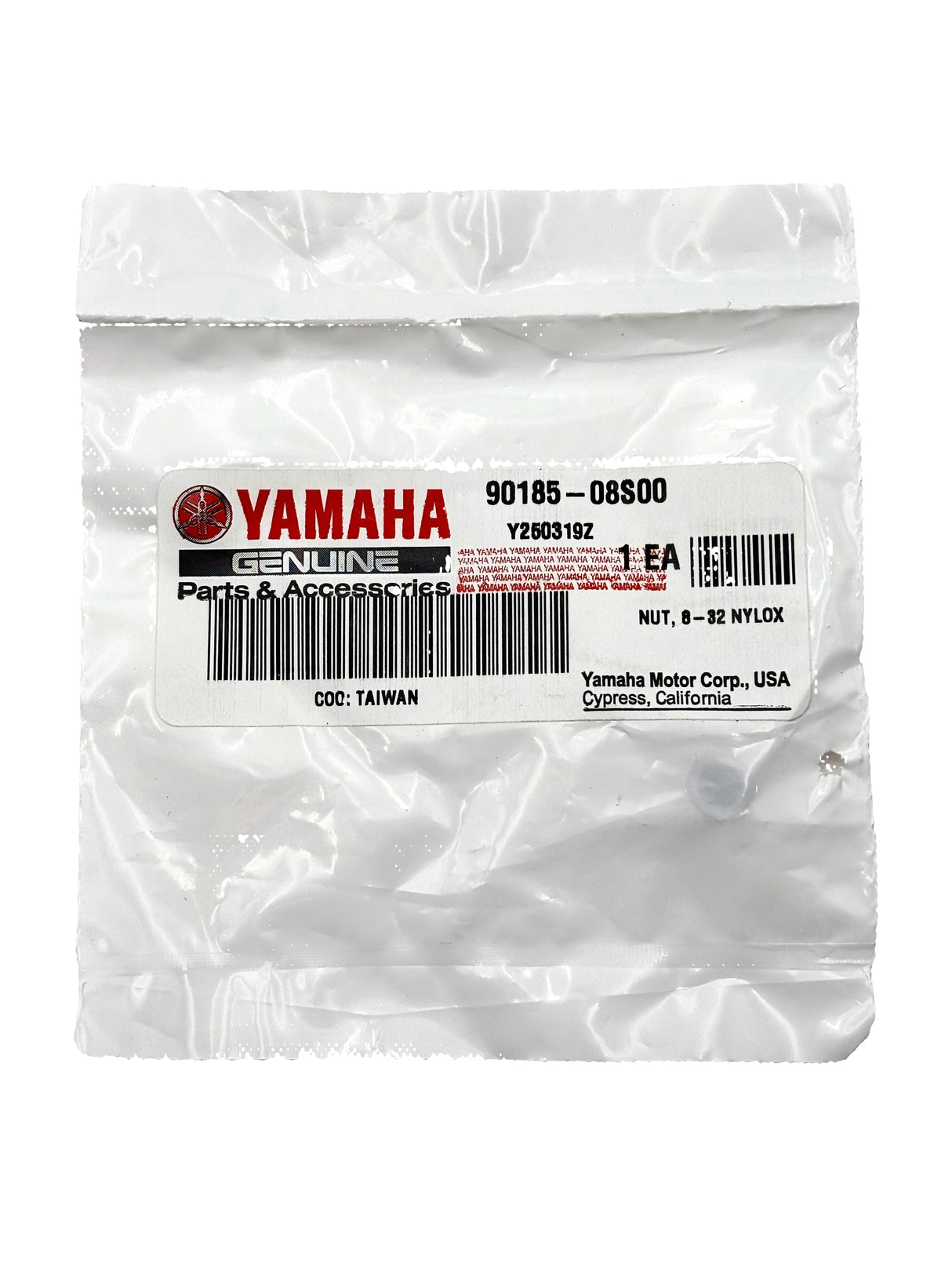 Yamaha 90185-08S00-00 - 8-32 Nylox Nut