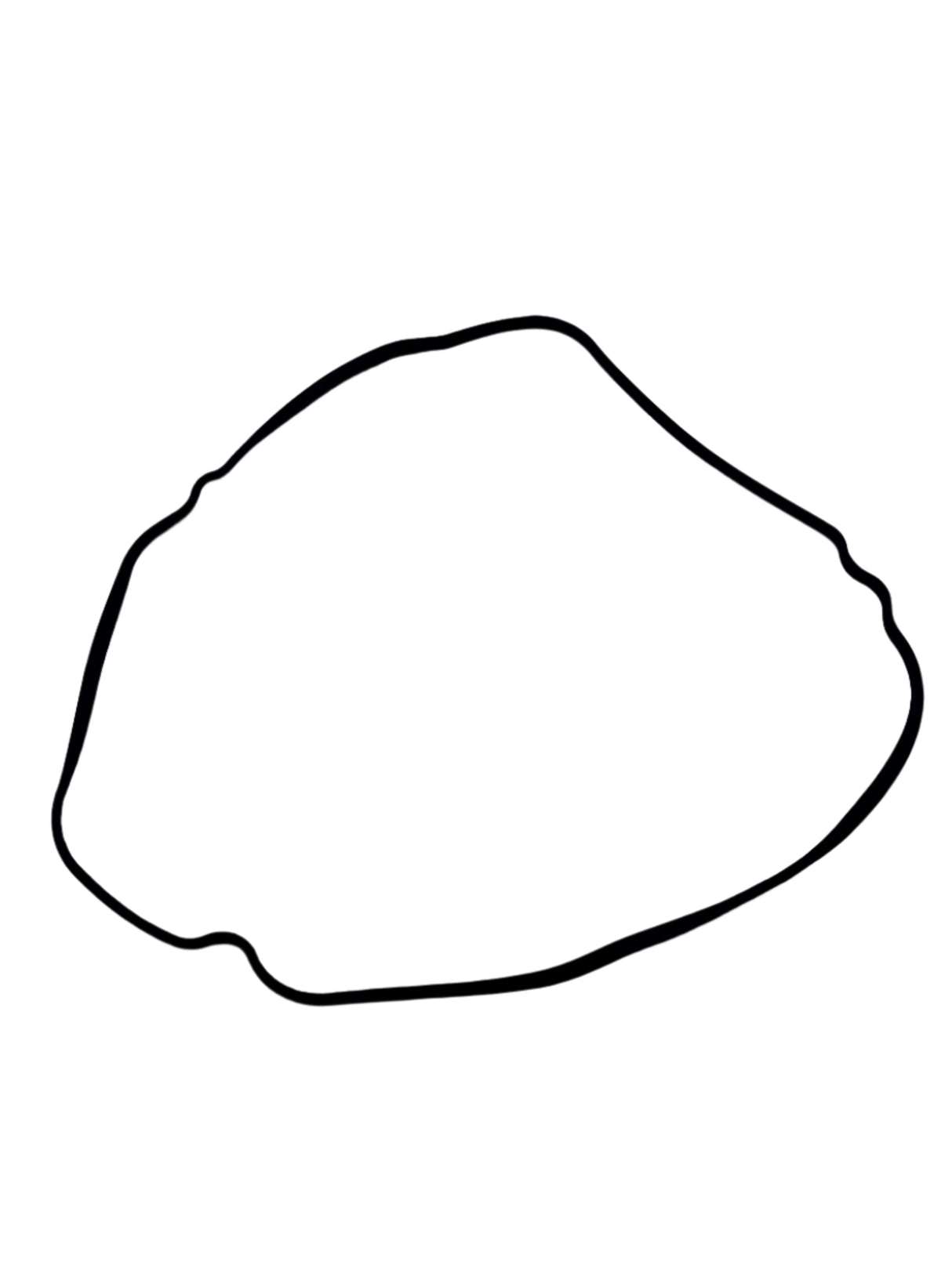 Yamaha 6EY-15461-00-00 - Gasket, crankcase Cover 2