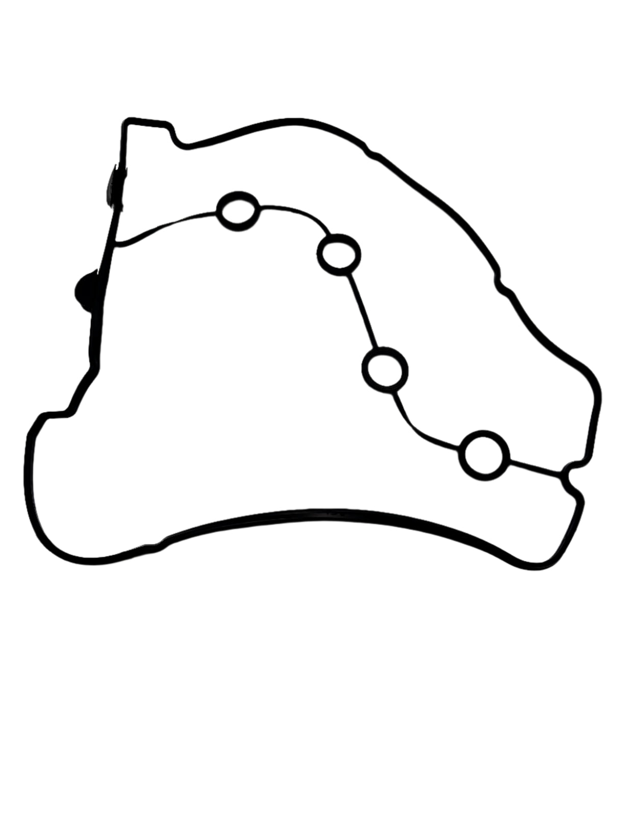 Yamaha 6BH-11193-00-00 - Head Cover Gasket 1