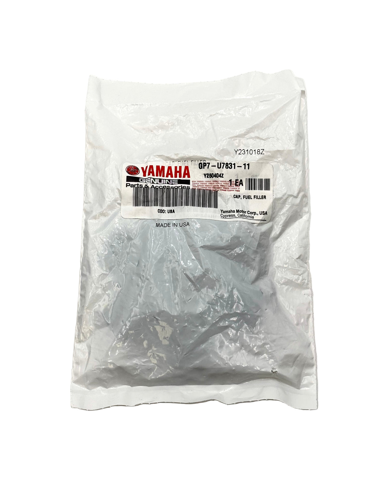 Yamaha GP7-U7831-11-00 - Cap, fuel filler (black)