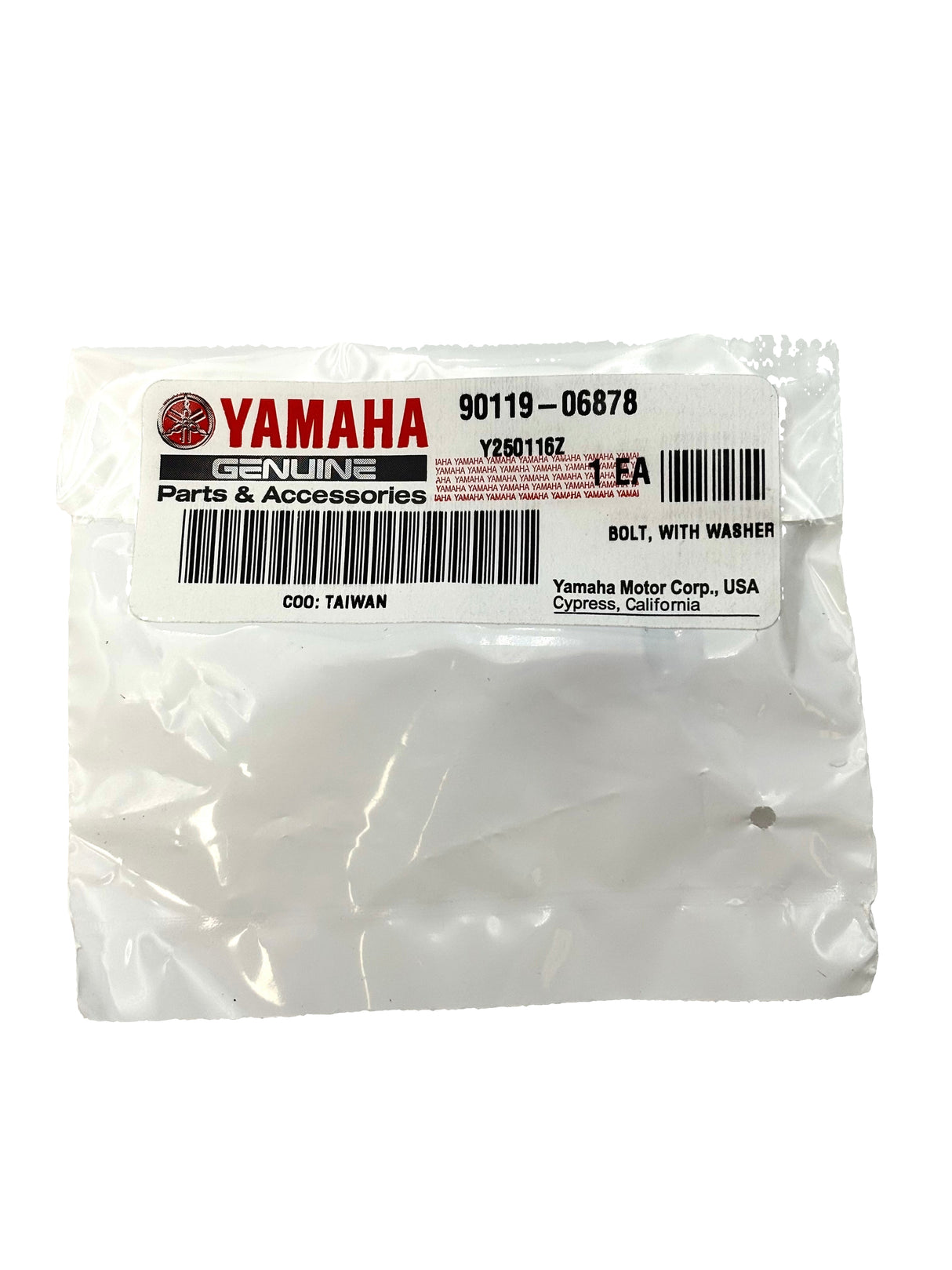 Yamaha 90119-06878-00 - Bolt with Washer
