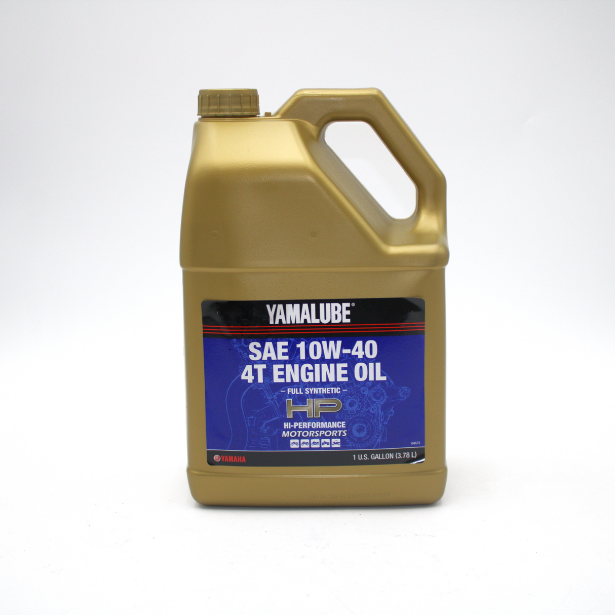 Yamaha LUB-10W40-FS-04 - Yamalube 10W-40 Full Synthetic Hi-Performance Engine Oil - Gallon