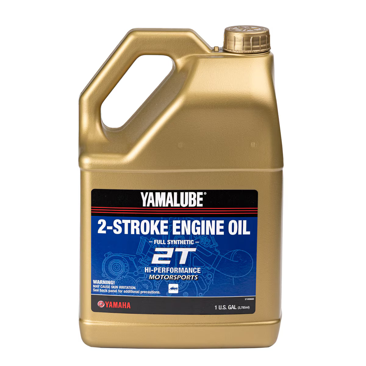 Yamaha LUB-2STRK-2T-04 - Yamalube 2-Stroke Full Synthetic 2T Hi-Performance Engine Oil - Gallon