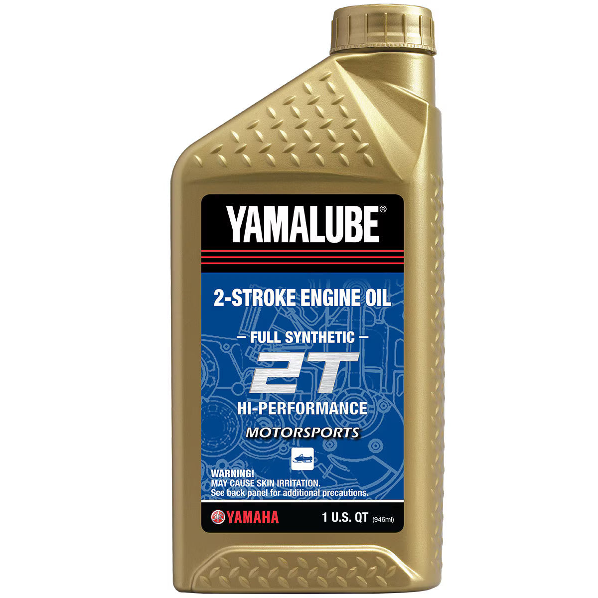 Yamaha LUB-2STRK-2T-12 - Yamalube 2-Stroke Full Synthetic 2T Hi-Performance Engine Oil - Quart