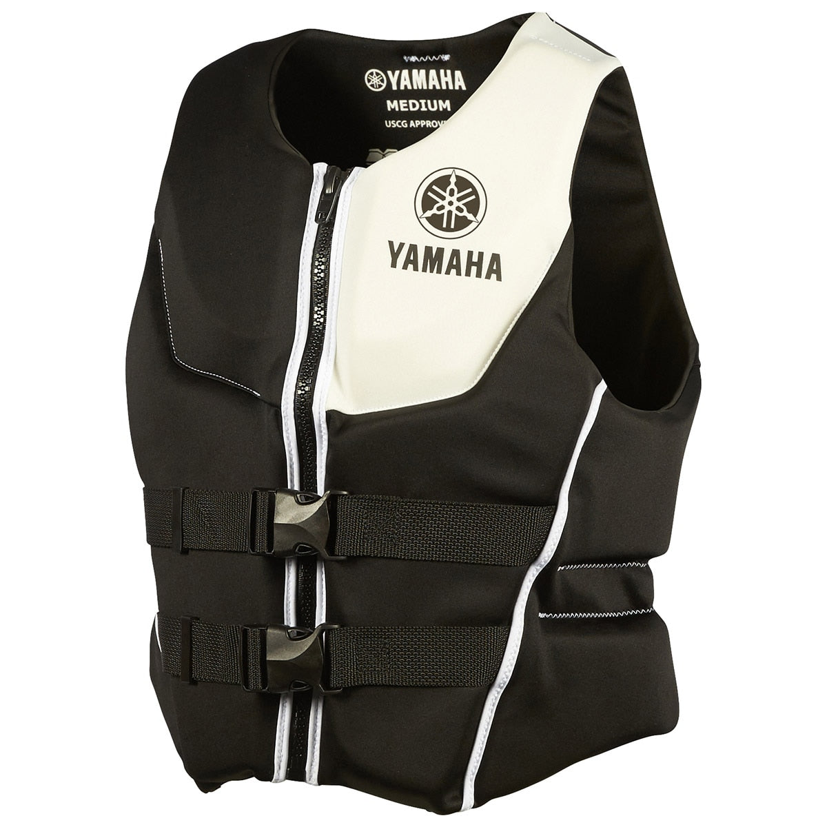 Yamaha MAR-17VNE-WH-SM - 17VNE Neoprene 2-Buckle Personal Flotation Device for Men