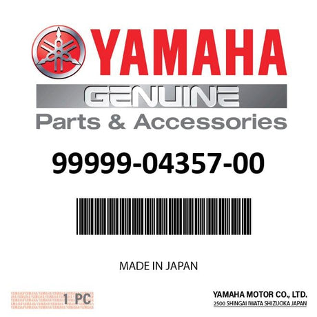 Yamaha 99999-04357-00 - 2 Plate and Gasket