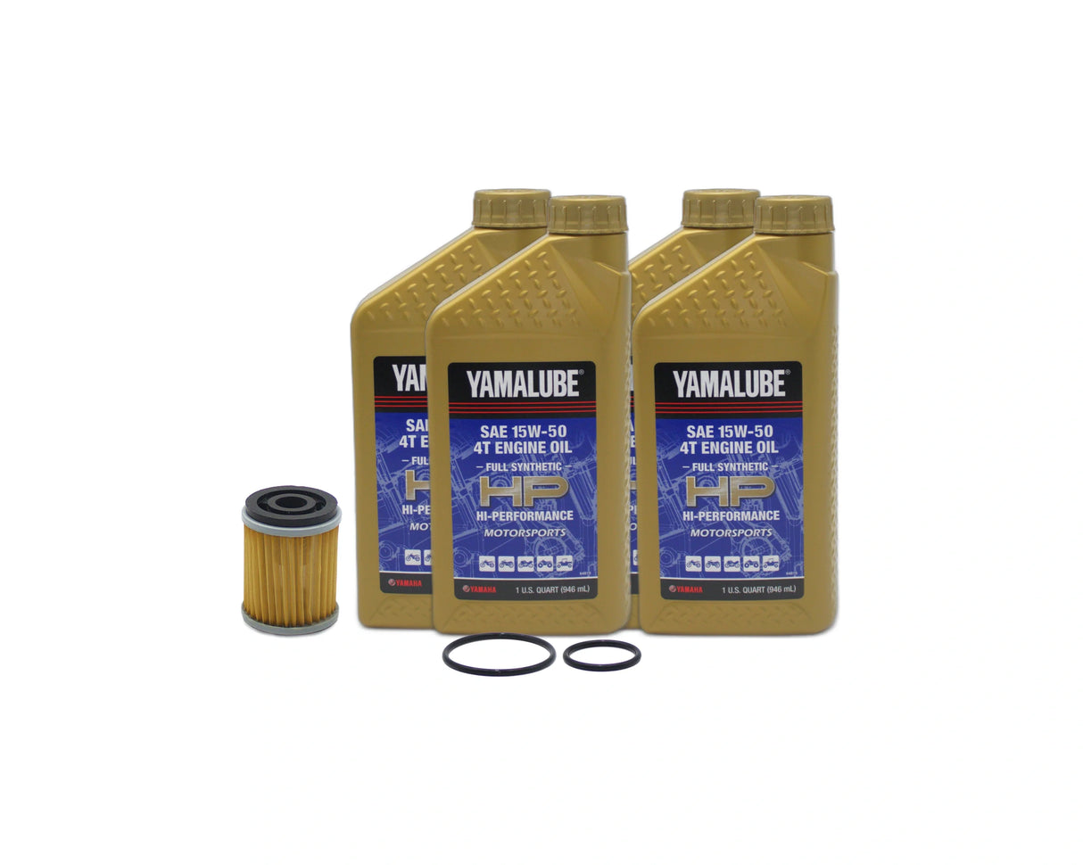 Yamaha Wolverine 350 ATV Full Synthetic 15W50 Oil Change Kit 2000-2005