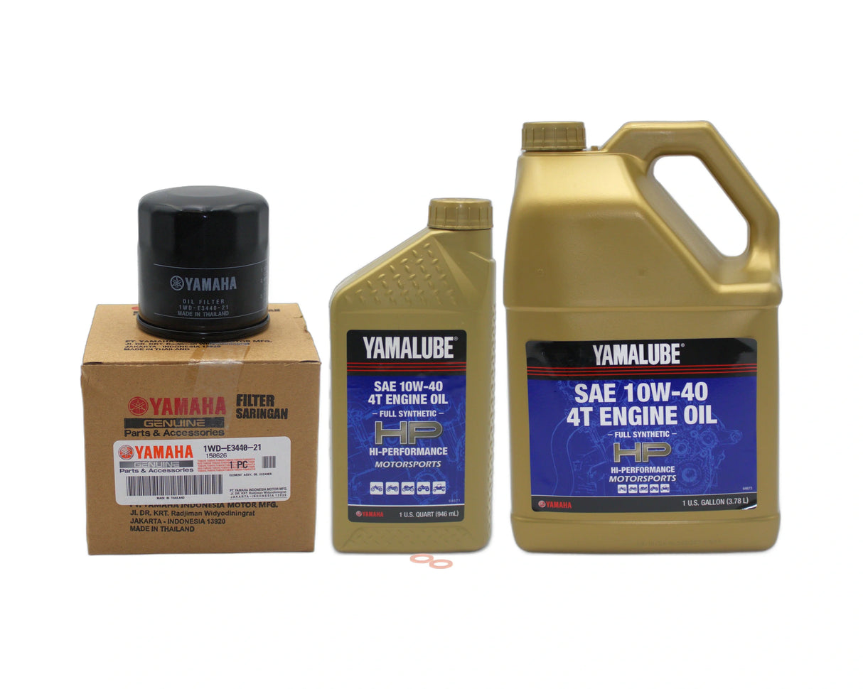 Yamaha Wolverine RMax2 1000 Side-By-Side Full Synthetic 10W40 Oil Change Kit 2021-2024