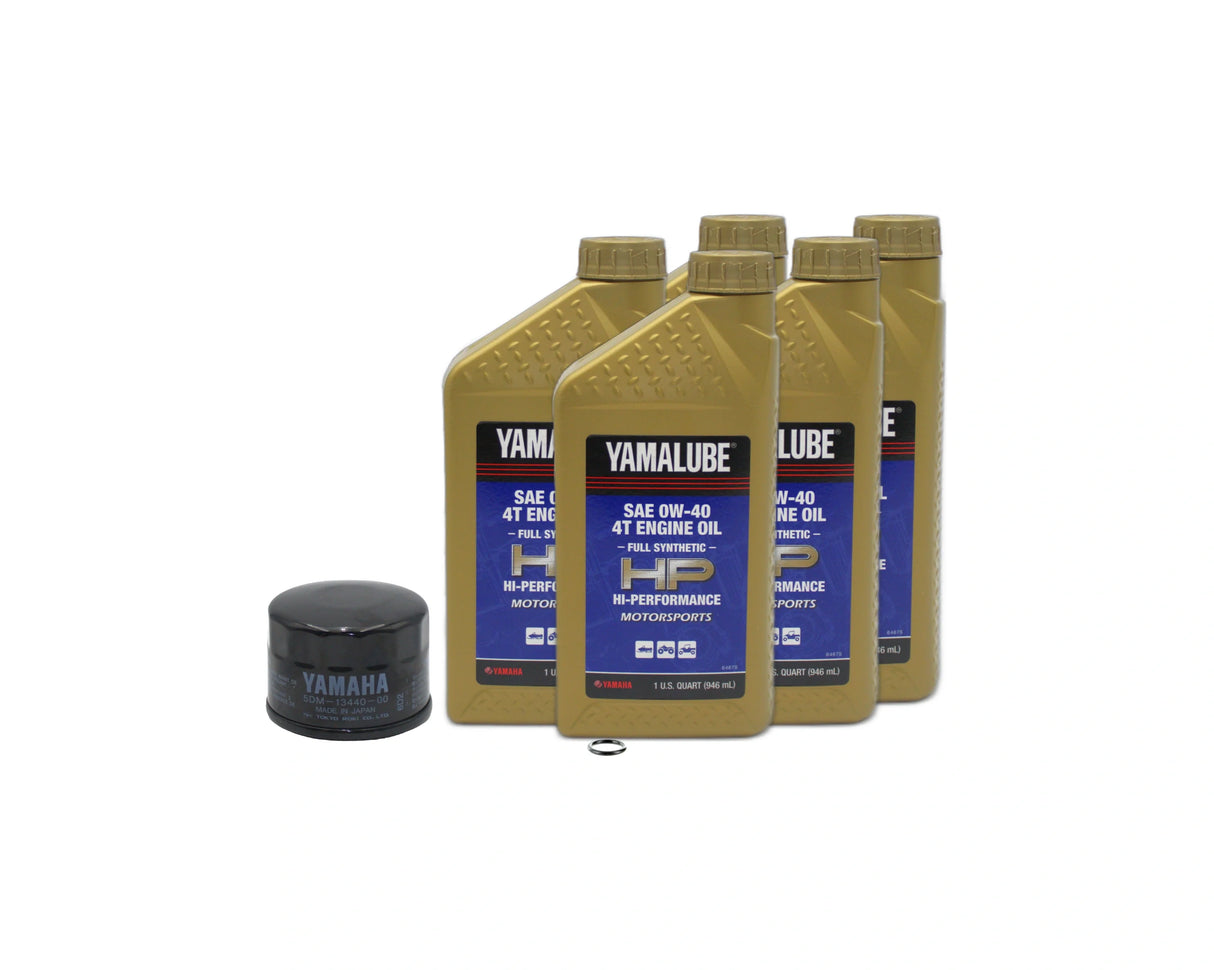 Yamaha Sidewinder Snowmobile Full Synthetic 00W40 Oil Change Kit 2017-2025