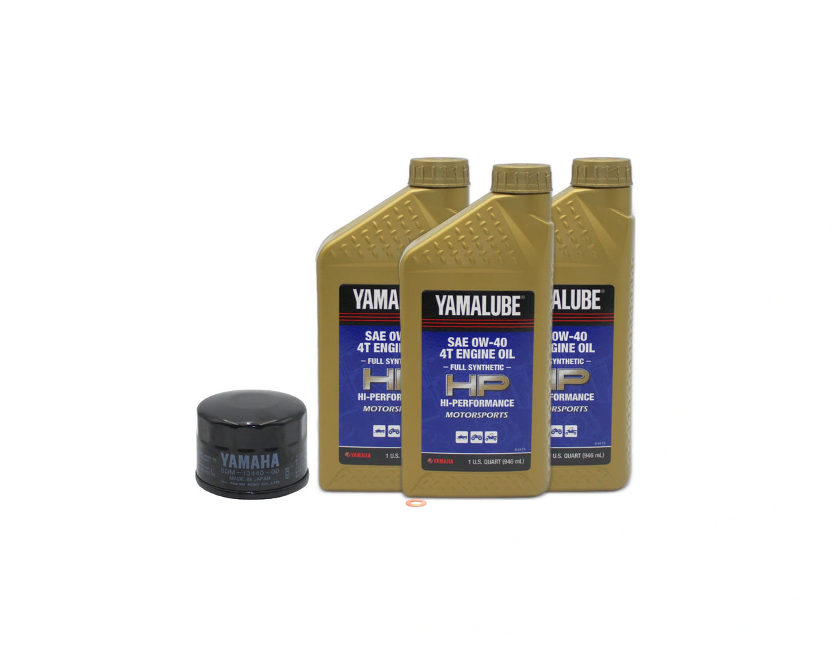 Yamaha Phazer Snowmobile Full Synthetic 00W40 Oil Change Kit 2007-2018