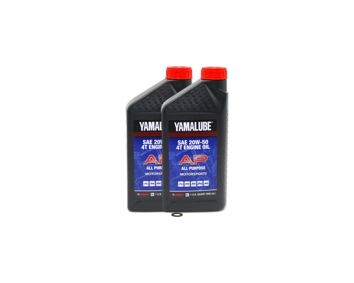Yamaha TT-R125LE Motorcycle All Purpose 20W50 Oil Change Kit 2003-2024