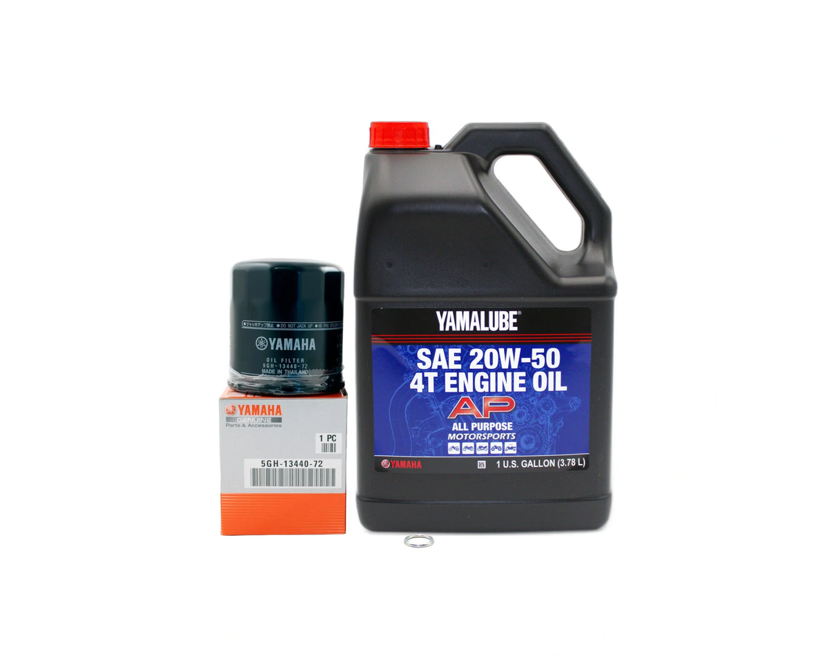 Yamaha Royal Star 1300 Tour Deluxe Motorcycle All Purpose 20W50 Oil Change Kit 2005-2009