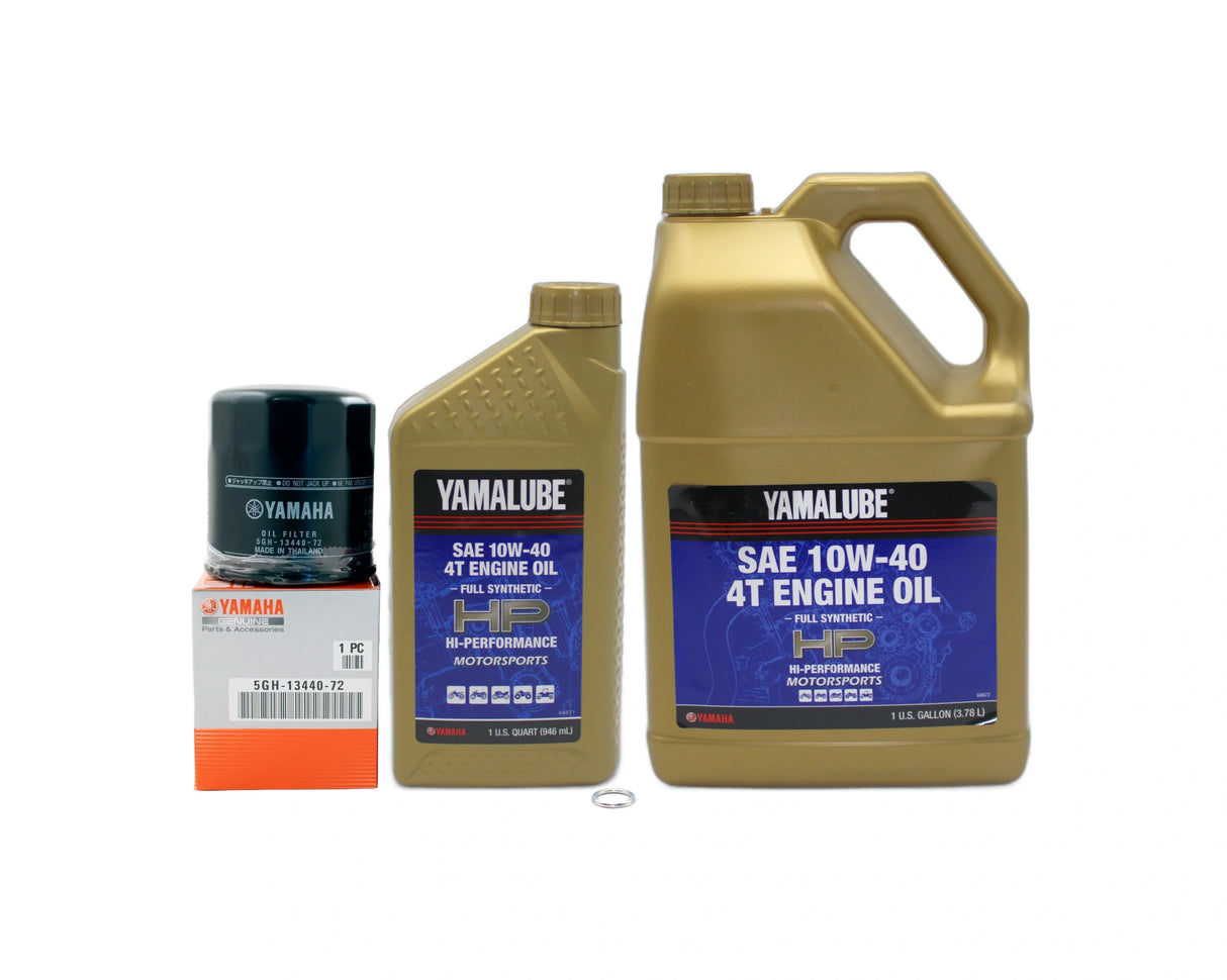 Yamaha V-Max 1700 Motorcycle Full Synthetic 10W40 Oil Change Kit 2009-2020