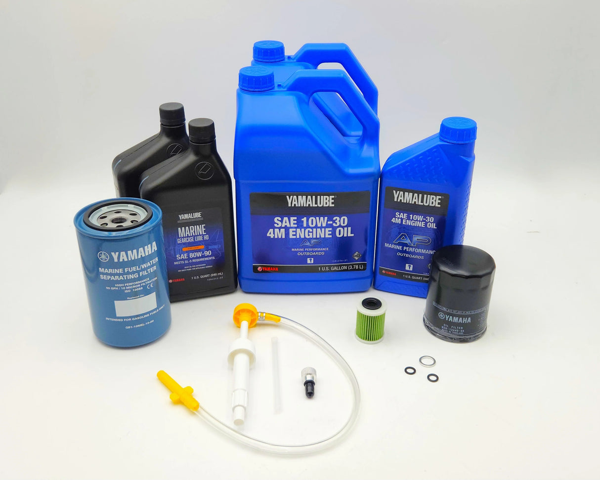 Yamaha 20 Hour Service Maintenance Kit - Yamalube 10W-30 - F350 V6 4.3L - All Models