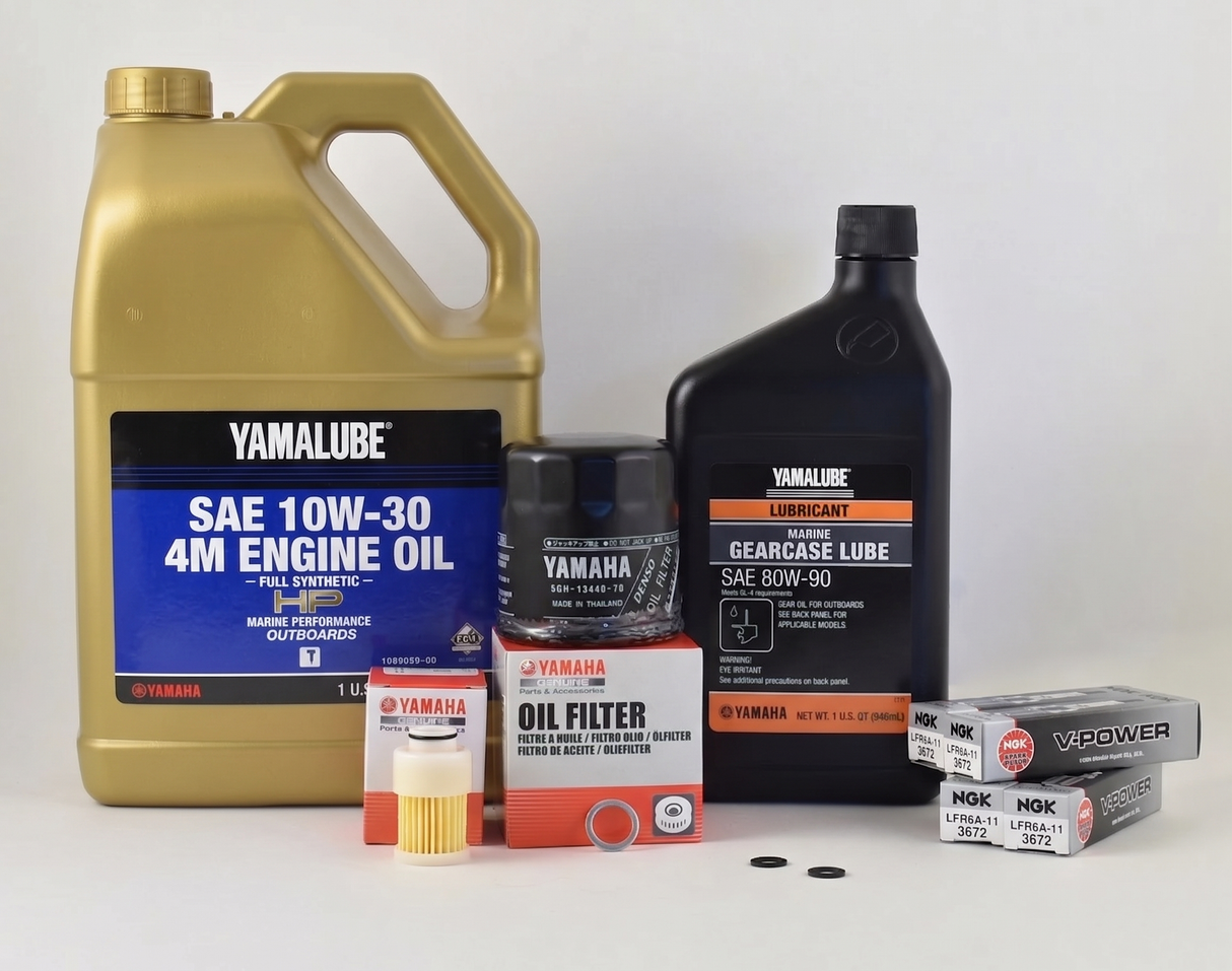 Yamaha F115 100-Hr. Service Kit 2000-2005 10W-30 Full Synthetic
