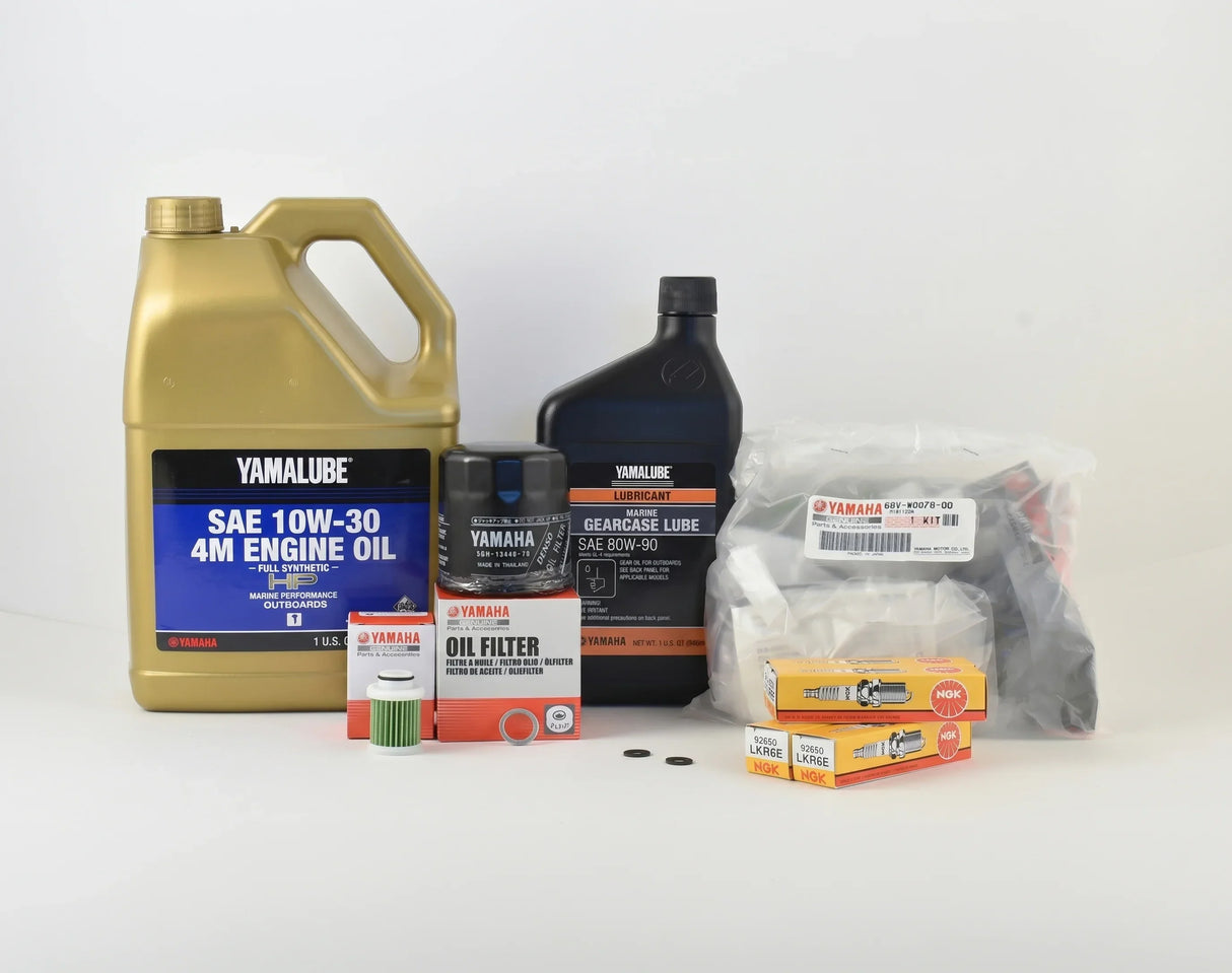 Yamaha F115 100-Hr. Service Kit with Cooling 2014-Current 10W-30 Full Synthetic