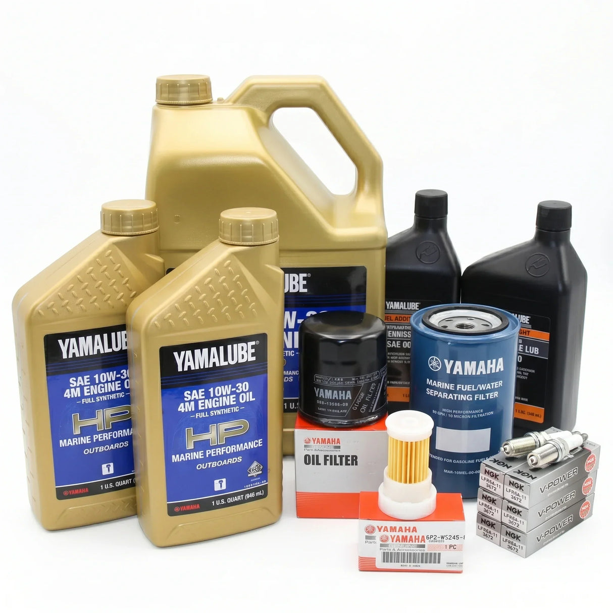 Yamaha F250 3.3L V6 100-Hr. Service Kit 2005 10W-30 Full Synthetic