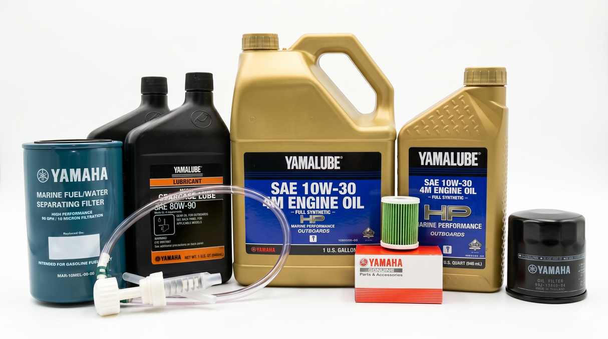 Yamaha F175 F200 2.8L 20-Hr. Service Kit All Models 10W-30 Full Synthetic