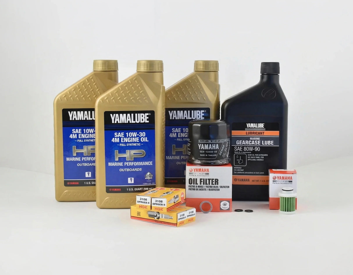 Yamaha F60 100-Hr. Service Kit 2006-Current 10W-30 Full Synthetic