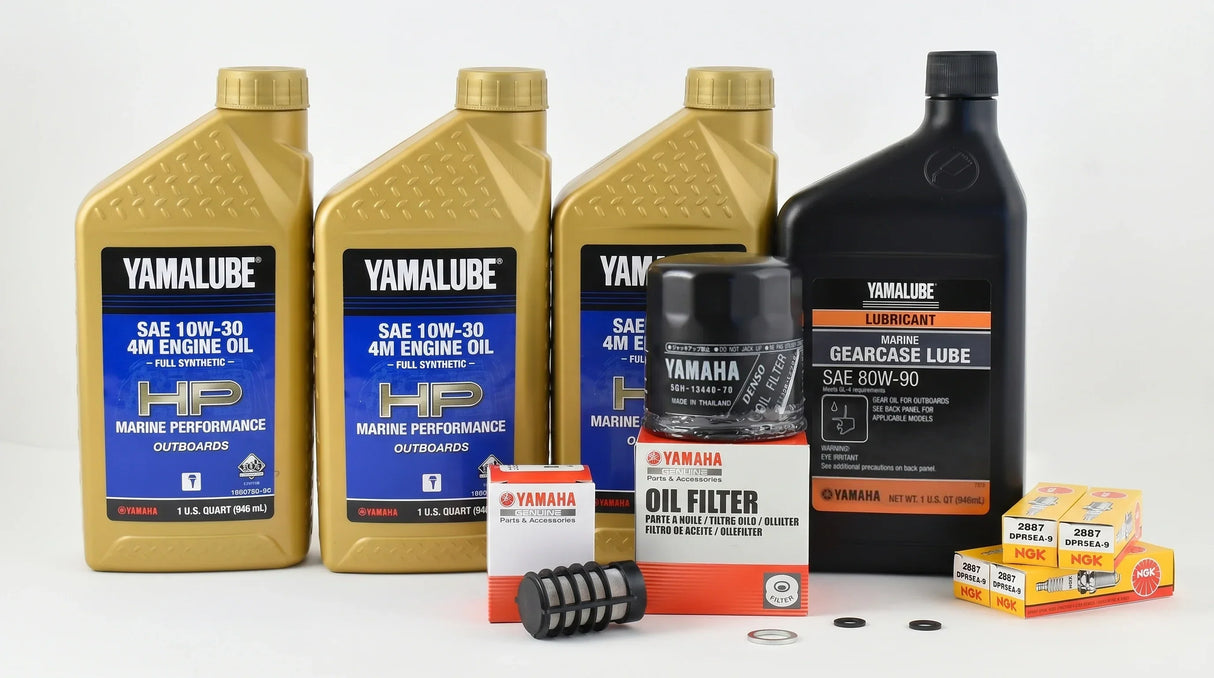 Yamaha F60 100-Hr. Service Kit 2002-2004 10W-30 Full Synthetic