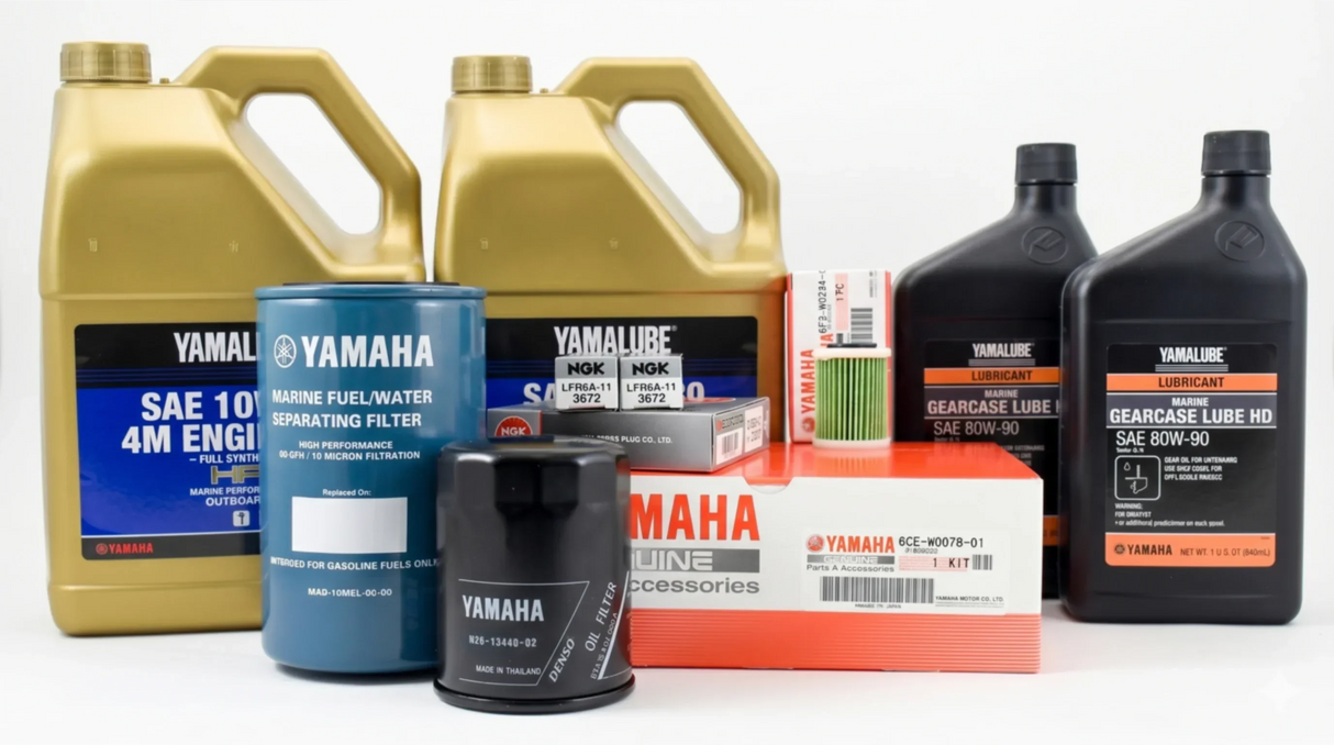 Yamaha VF200/225/250 SHO 100-Hr. Service Kit with Cooling XA Models Only 10W-30 Full Synthetic