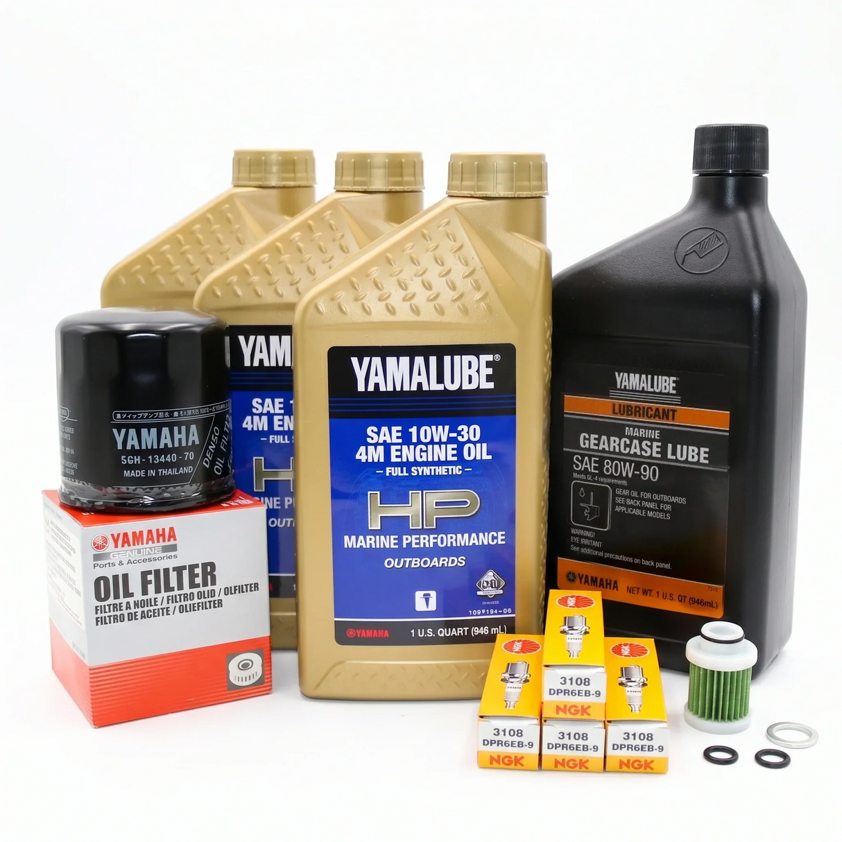 Yamaha F50 100-Hr. Service Kit 2006-Current 10W-30 Full Synthetic