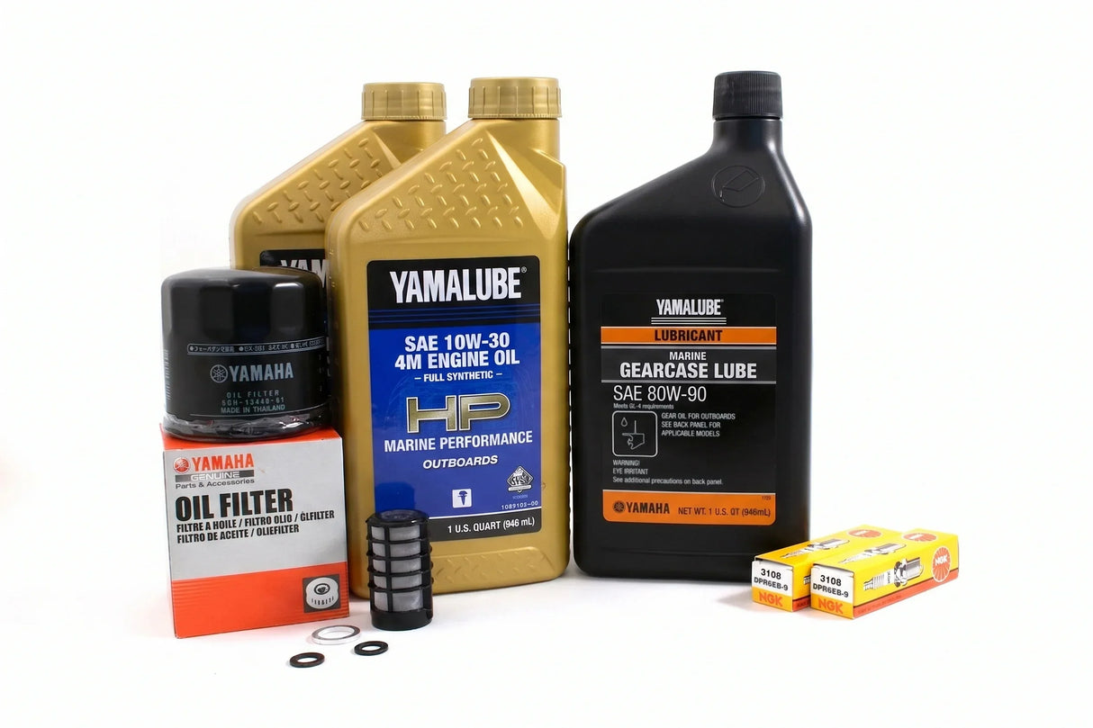 Yamaha F25A 100-Hr. Service Kit 2009-2019 10W-30 Full Synthetic