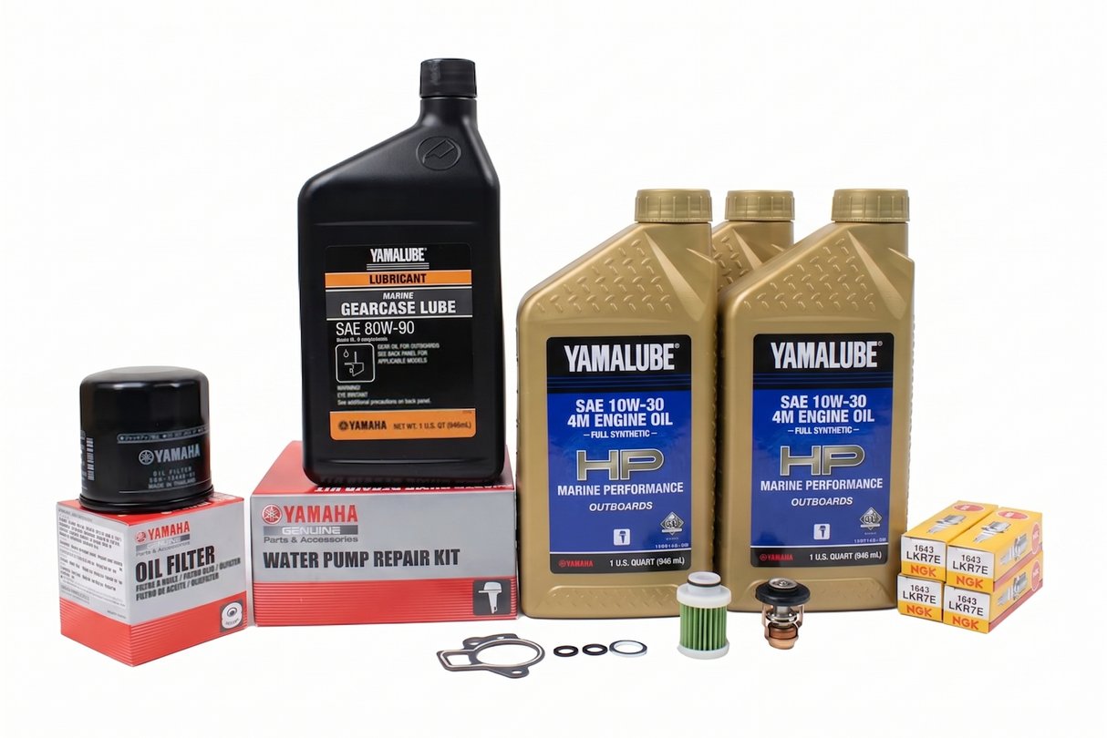 Yamaha F90 300-Hr. Service Kit 2006-2017 F90/F90A 10W-30 Full Synthetic