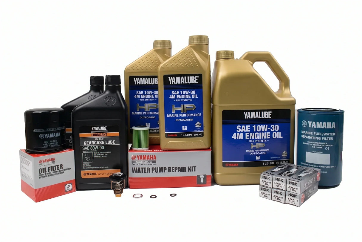 Yamaha F200/225 3.3L V6 300-Hr. Service Kit 2006-2010 10W-30 Full Synthetic