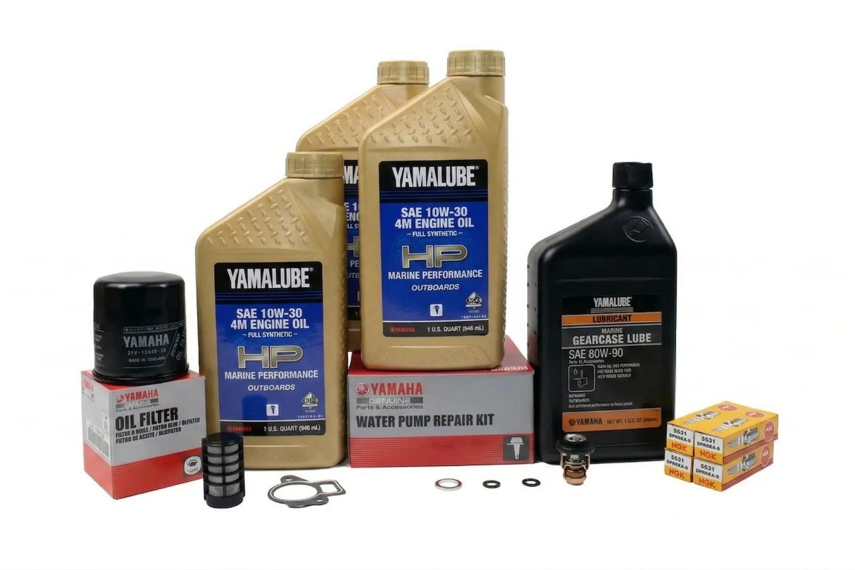 Yamaha F50 300-Hr. Service Kit 1995-1996 10W-30 Full Synthetic