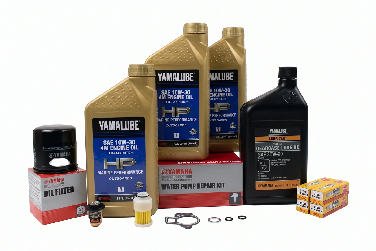 Yamaha F60 TJR/TLR 300-Hr. Service Kit 2005 10W-30 Full Synthetic