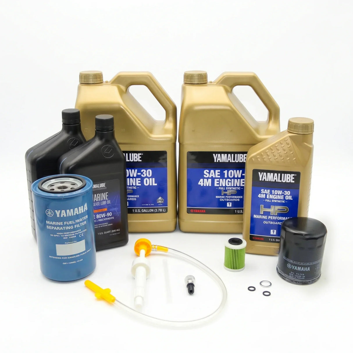 Yamaha 20 Hour Service Maintenance Kit - Yamalube 10W-30 Full Synthetic - F350 V6 4.3L - All Models