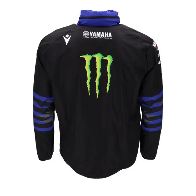 Yamaha 2025 Men's Monster Energy Yamaha Racing MotoGP Team Replica Rain Jacket - Back