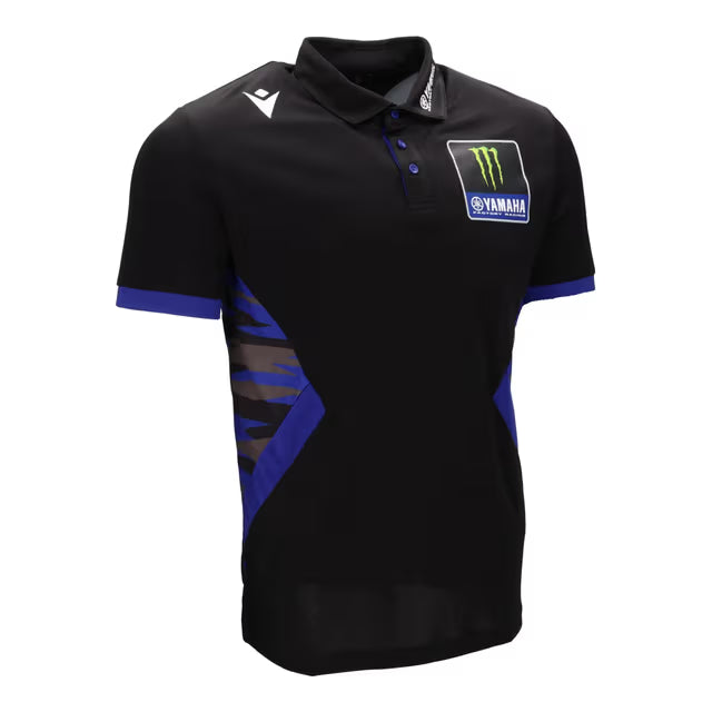 Yamaha 2025 Men's Monster Energy Yamaha Racing MotoGP Fan Polo - Black/Blue - 1