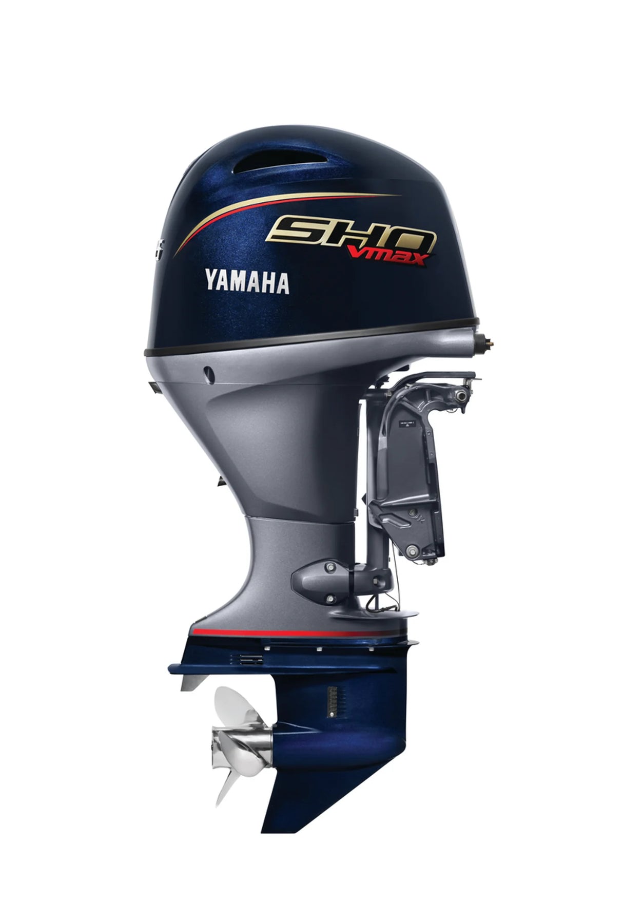 Yamaha VF115XB Outboard-25-Inch Shaft | Remote Control | Electric Start | Power Trim & Tilt | SHO(Black) | V MAX SHO Series