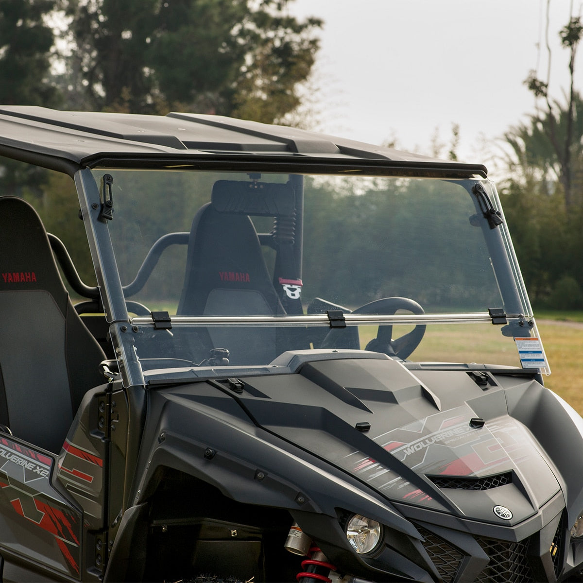 Yamaha B8K-F83J0-V0-00 - Wolverine X2/X4 850 Folding Windshield